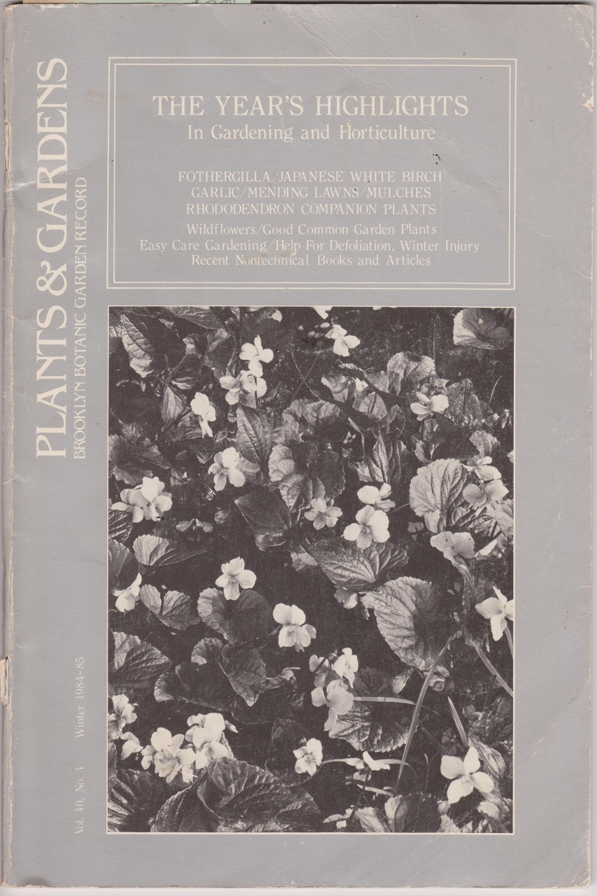 Image for Plants & Gardens, Brooklyn Botanic Garden Record