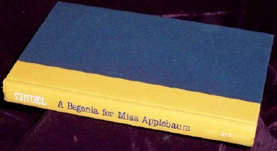A Begonia for Miss Applebaum, Zindel, Paul A Begonia for Miss Applebaum, Zindel, Paul