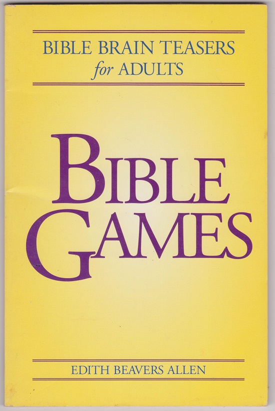 Image for Bible Games, Bible Brain Teasers for Adults