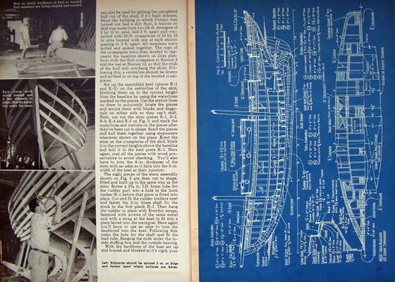 How to Build 41-Ft FISHING SCHOONER CHAPELLE BOAT PLANS CORSAIR | eBay