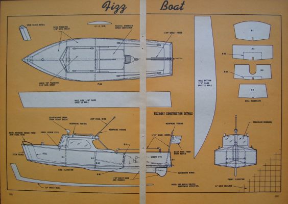 ... 1961 How to Build Model CABIN CRUISER Alka Seltzer FIZZ BOAT DIY PLAN
