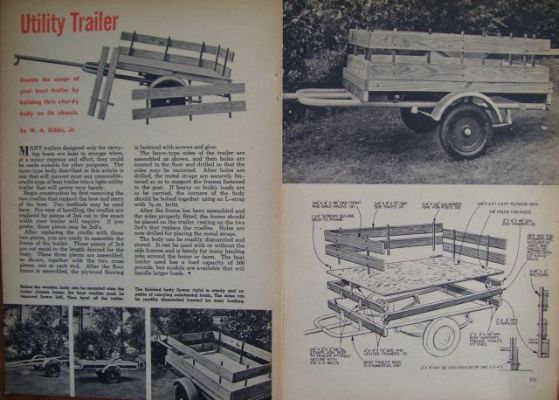 How to Build UTILITY TRAILER on BOAT TRAILER CHASSIS  