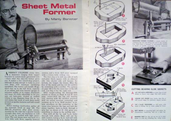 How to Build a SLIP-ROLL Sheet Metal FORMER Forming MACHINE DIY Lathe ...